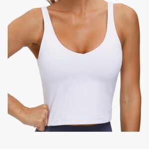 THE GYM PEOPLE Womens' Longline Wirefree Padded sports bra size xs NWOT